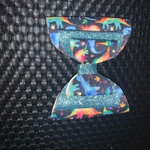 Dinosaur Bow Faux leather